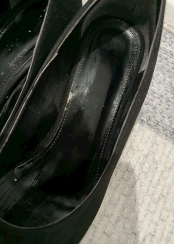 Siyah Minimalist Stiletto Topuklu Kadın Ayakkabı - Görsel 3