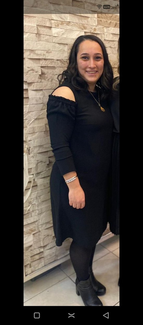 Siyah Uzun Kollu Drapeli Gotik Elbise - Görsel 4