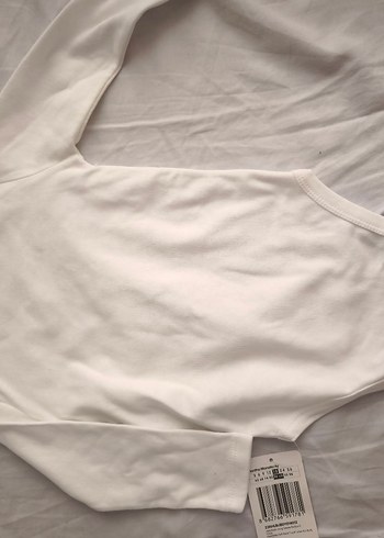 Beyaz Uzun Kollu Bebek Çıtçıtlı Body - Görsel 2