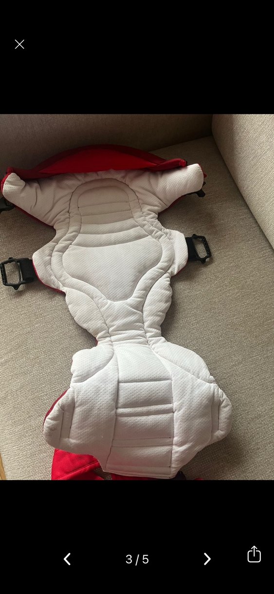 Koyu Kırmızı Chicco Bebek Taşıyıcı - Görsel 3