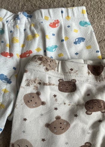 Pamuklu Baskılı Bebek Pijama Altları - Görsel 2