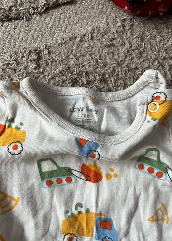 Kısa Kollu Baskılı Bebek Body - Görsel 2