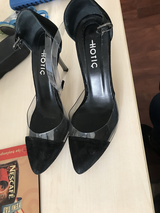 Hotiç Önü transparan stiletto