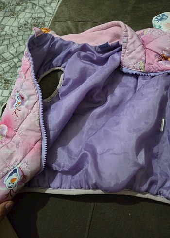 Kız Çocuk Baskılı Kapitone Yelekler - Görsel 4