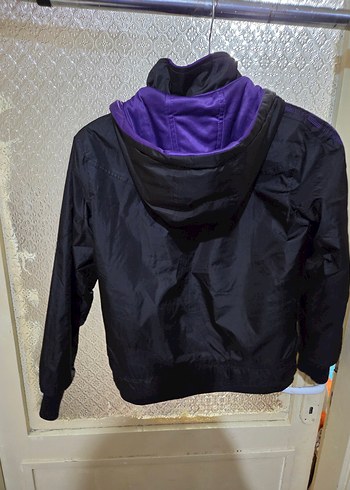 Mor Detaylı  erkek cocuk mont - Görsel 2