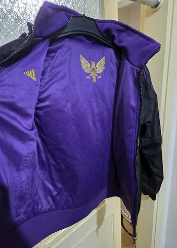 Mor Detaylı  erkek cocuk mont - Görsel 3