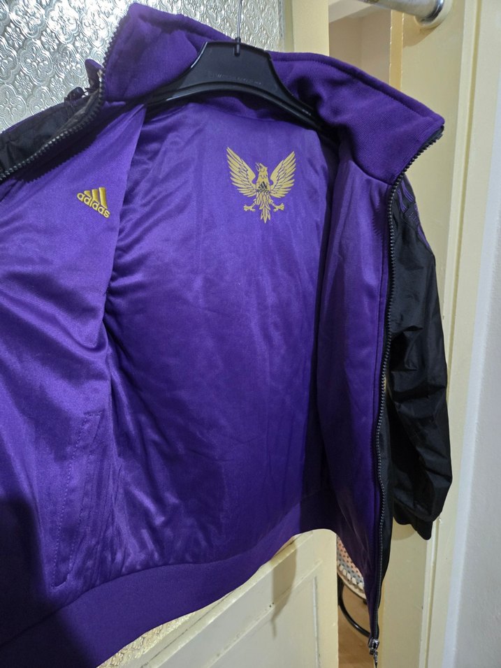 Mor Detaylı  erkek cocuk mont - Görsel 3