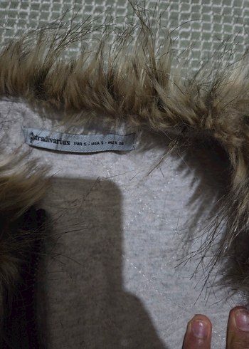 Kürk Detaylı Kahverengi Kadın Yelek - Görsel 9