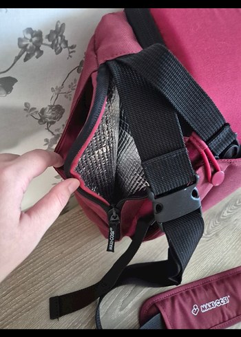 Bordo Bebek Çantası - Görsel 2