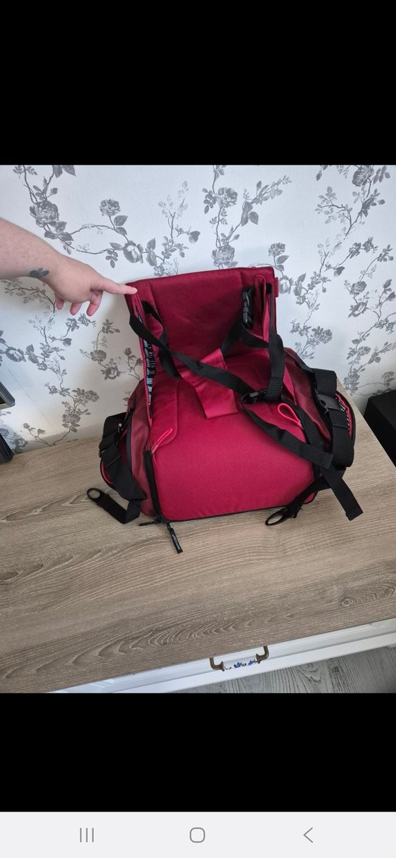 Bordo Bebek Çantası - Görsel 3