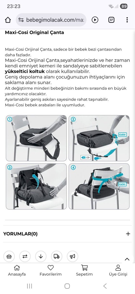 Bordo Bebek Çantası - Görsel 5