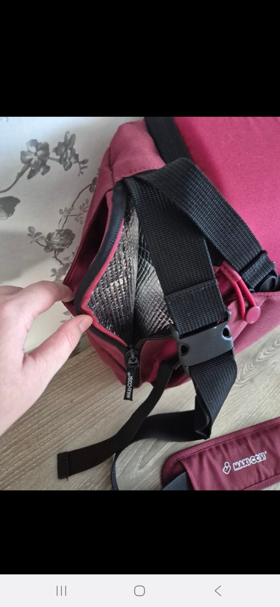 Bordo Bebek Çantası - Görsel 2