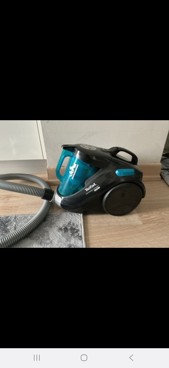 Turkuaz ve Gri Elektrikli Süpürge - Görsel 2