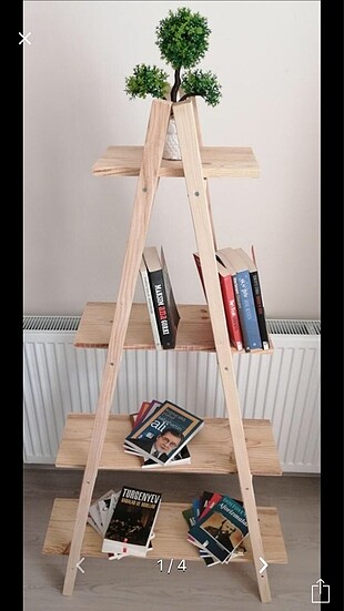  Beden Ahşap raf / kitaplık