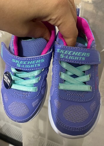 Kız Çocuk Mor Skechers S-Lights Spor Ayakkabı