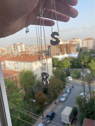 Diğer Çelik harf kolye