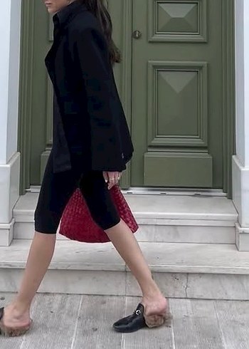 Gucci modeli kürklü terlik - Görsel 7