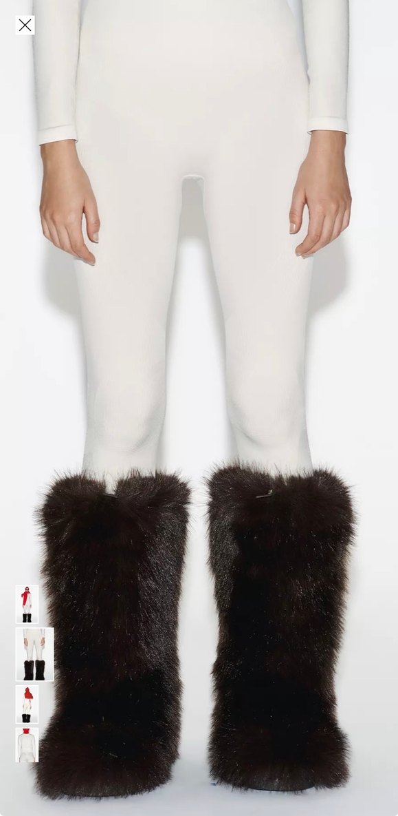 Zara dikişsiz termal tayt - Görsel 3