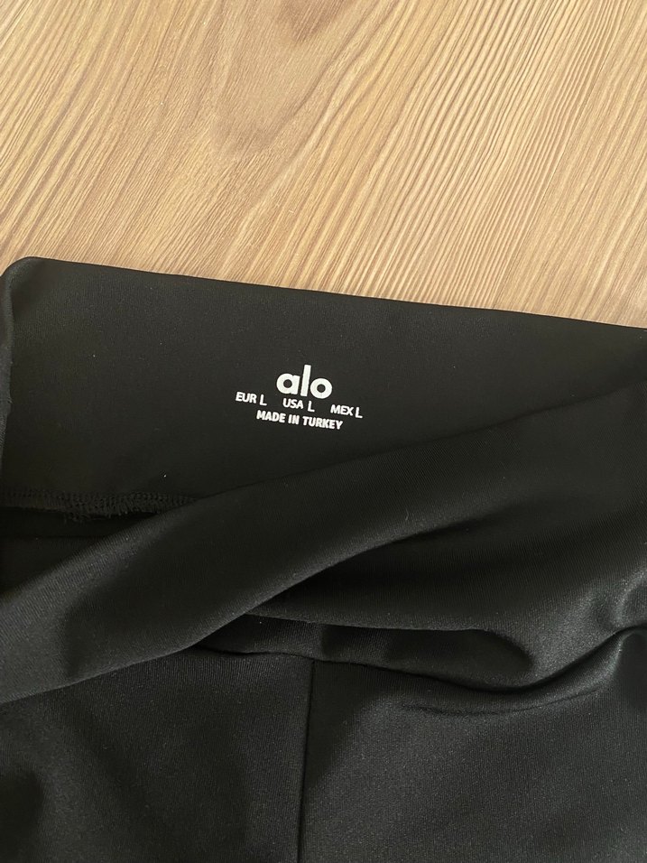 Siyah midi alo yoga tayt - Görsel 4