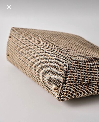  Beden Jüt hasır clutch el çantası