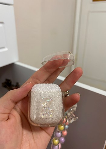 Diğer Pastel Boncuklu Bohem Ayıcık kulaklık kılıfı