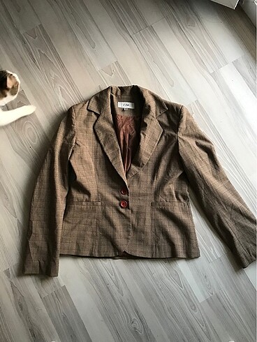 ekose blazer ceket
