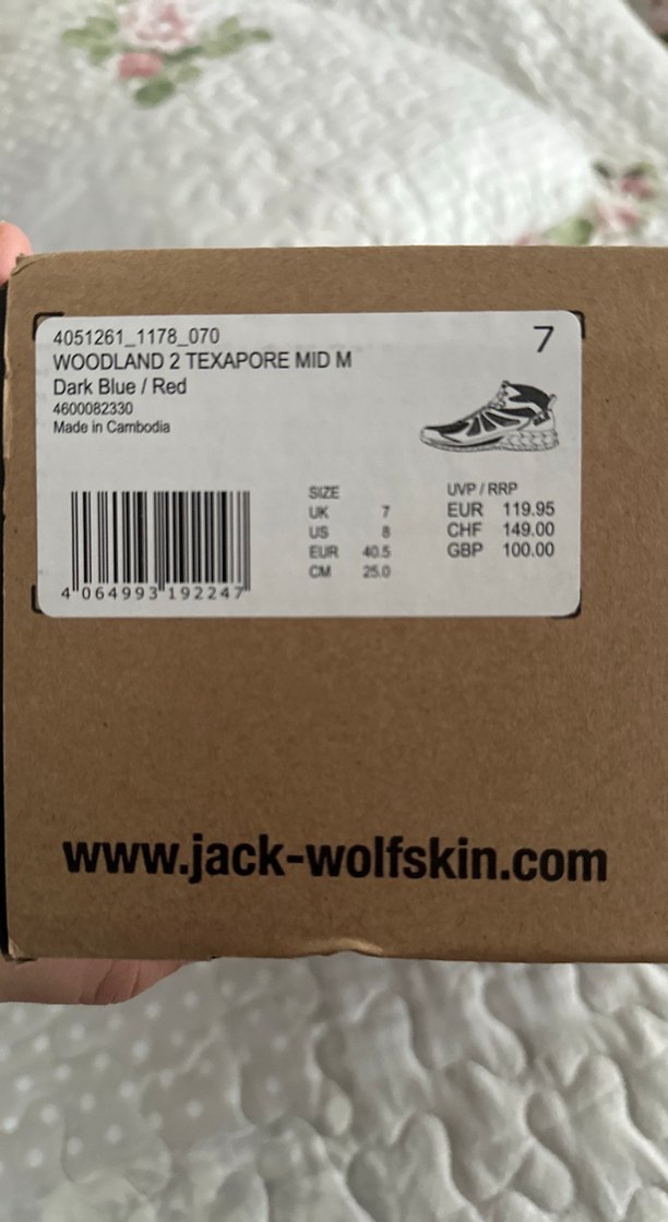 Jack Wolfskin Erkek Lacivert Outdoor Bot - Görsel 3