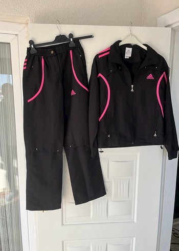 Kadın Siyah-Pembe Spor Takım Fermuarlı - Görsel 5