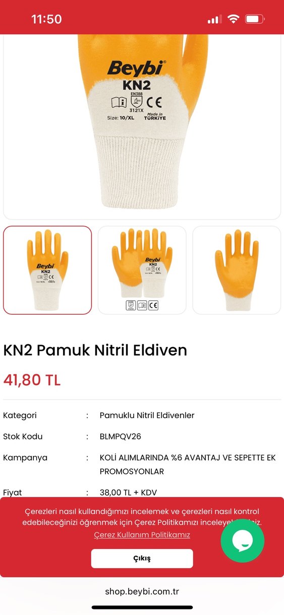 Beybi eldiven - Görsel 4