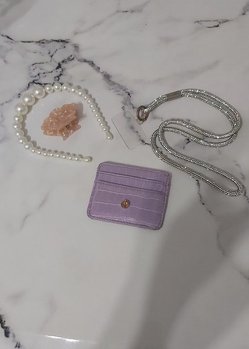 Mor Yılan Derisi Desenli Deri Kadın Cüzdan - Görsel 2