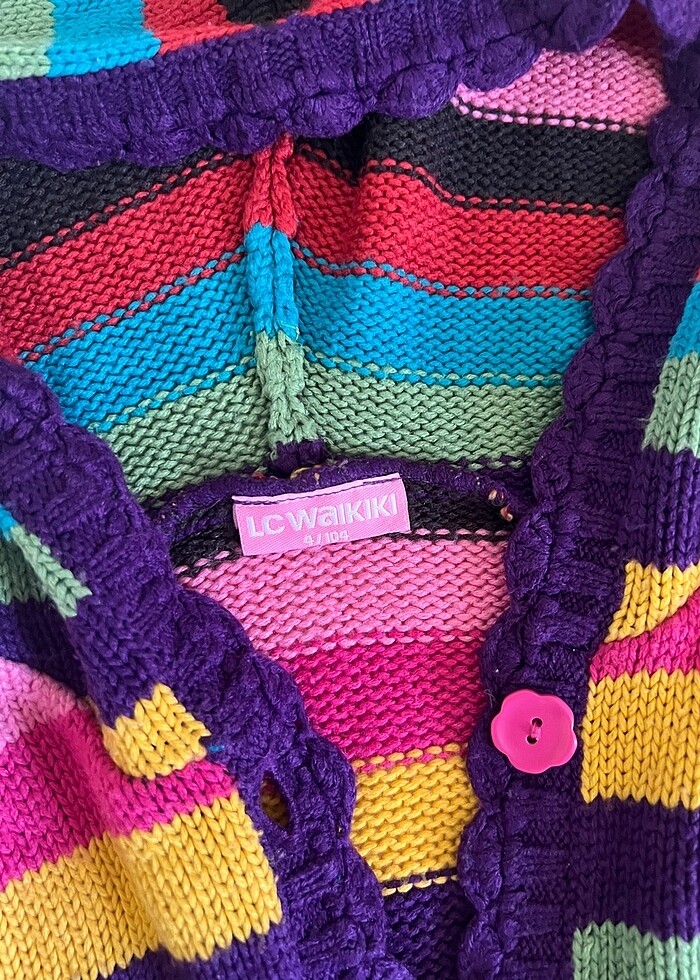 Kız çocuk panço - Görsel 2