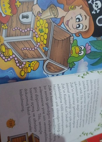 Beden Renk Korsan Zorba ve Batık Gemi Çocuk Kitabı