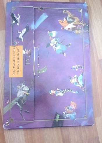 ünlü masallar serisi dev kitap boyutunda 5 kitaplık set