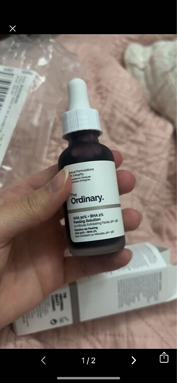 Ordinary kırmızı peeling