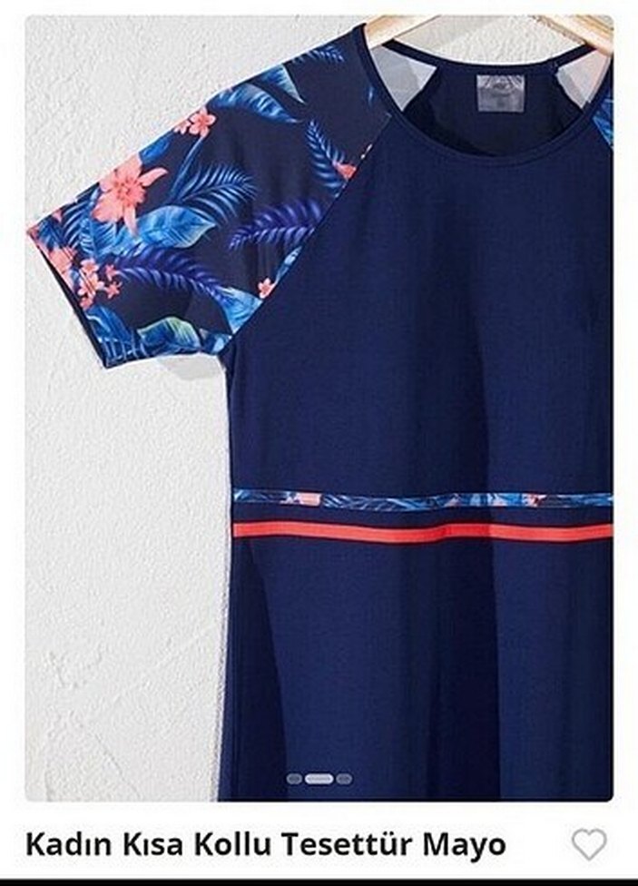 Lcw Kadın Kısa Kollu Tesettür Mayo Takımı 1000 lira - Görsel 2