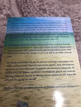  Bırakma Ellerimi Kitap