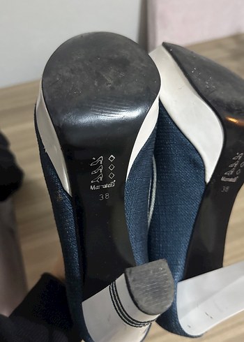 Denim Platform Topuklu Kadın Ayakkabı - Görsel 6