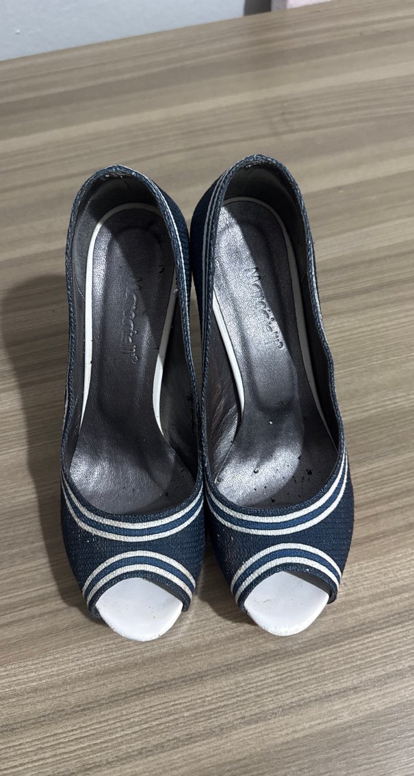 Denim Platform Topuklu Kadın Ayakkabı - Görsel 2