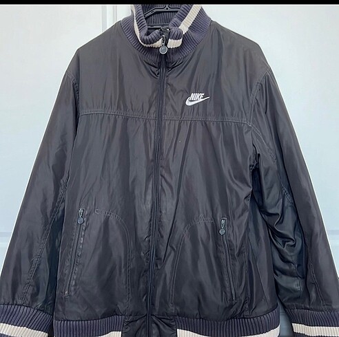 xl Beden gri Renk Nike kalın mont