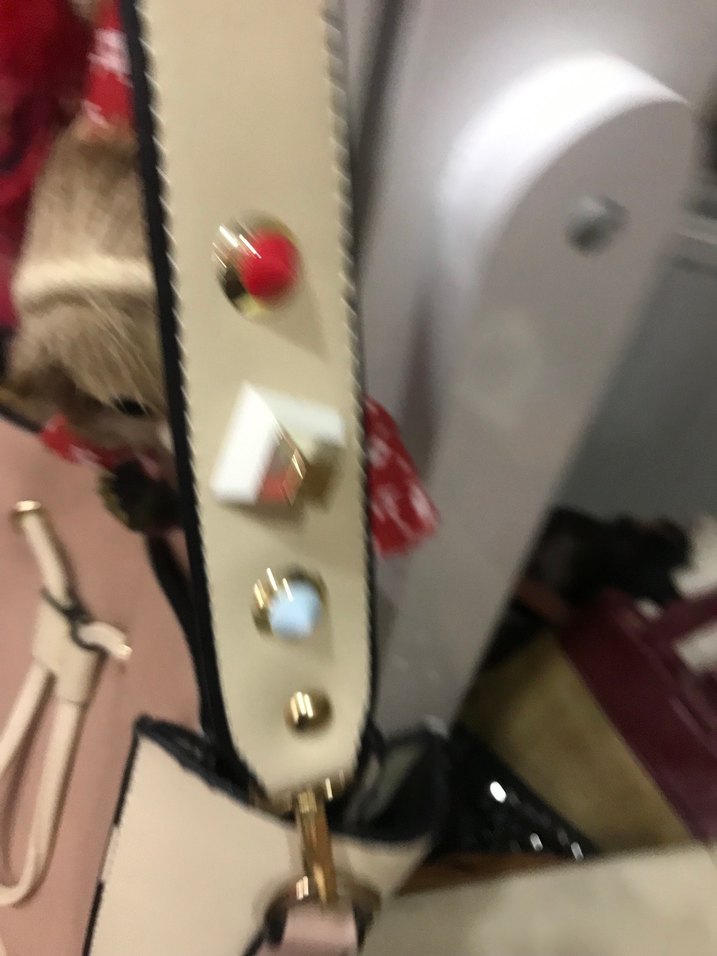 Bej Deri Elastik Detaylı Kadın Çanta - Görsel 3