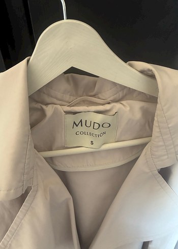 Mudo Beyaz Kadın Midi Trençkot - Görsel 2