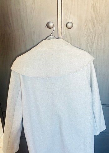 Gri Salaş Midi Kaban - Görsel 3