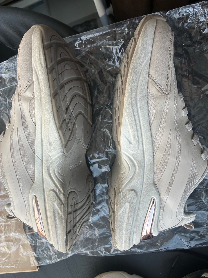 Beyaz Bağcıklı Kadın Spor Ayakkabı - Görsel 5