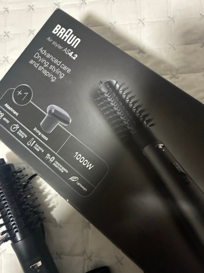 Braun Saç Şekillendirici Fırça  ve Kurutma 1000W Siyah - Görsel 3