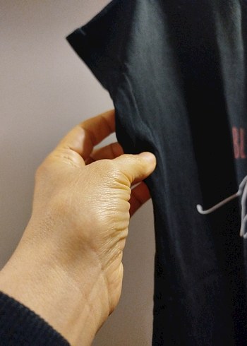 kadin Siyah Beşiktaş Baskılı T-shirt - Görsel 5