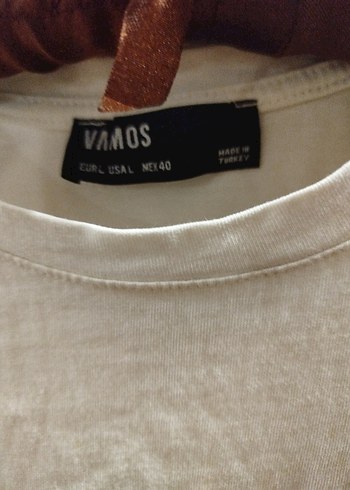 Beyaz Baskılı Oversize Erkek Tişört - Görsel 4