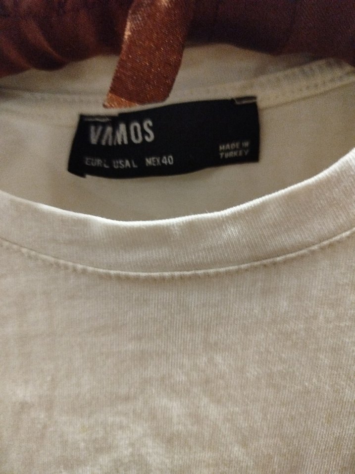 Beyaz Baskılı Oversize Erkek Tişört - Görsel 4