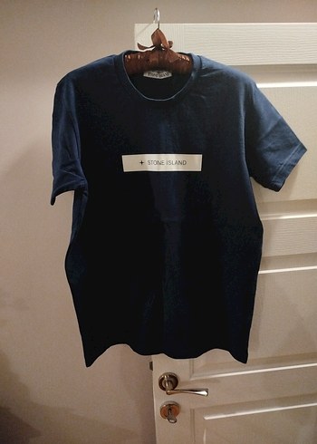 Navy Stone Island Baskılı Erkek Tişört - Görsel 4