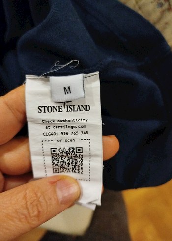 Navy Stone Island Baskılı Erkek Tişört - Görsel 8