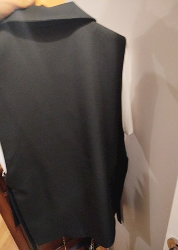 touch prive marka Kadın Siyah Midi Yelek - Görsel 6